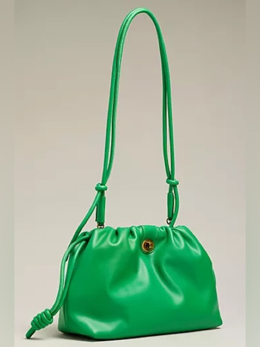 new Anthropologie melie Bianco Toni puffy shoulder bag crossbody green